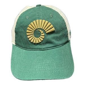 Colorado State CSU Trucker Hat Cap Snapback Ram Horns Embroidered Green